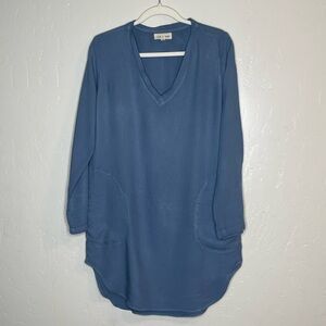 Cloth & Stone Slate Blue dress